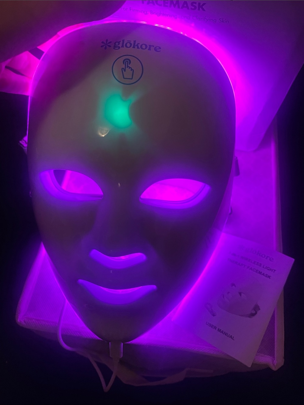 LED Facial Mask for Women Skincare - White, - Picture 12 of 17